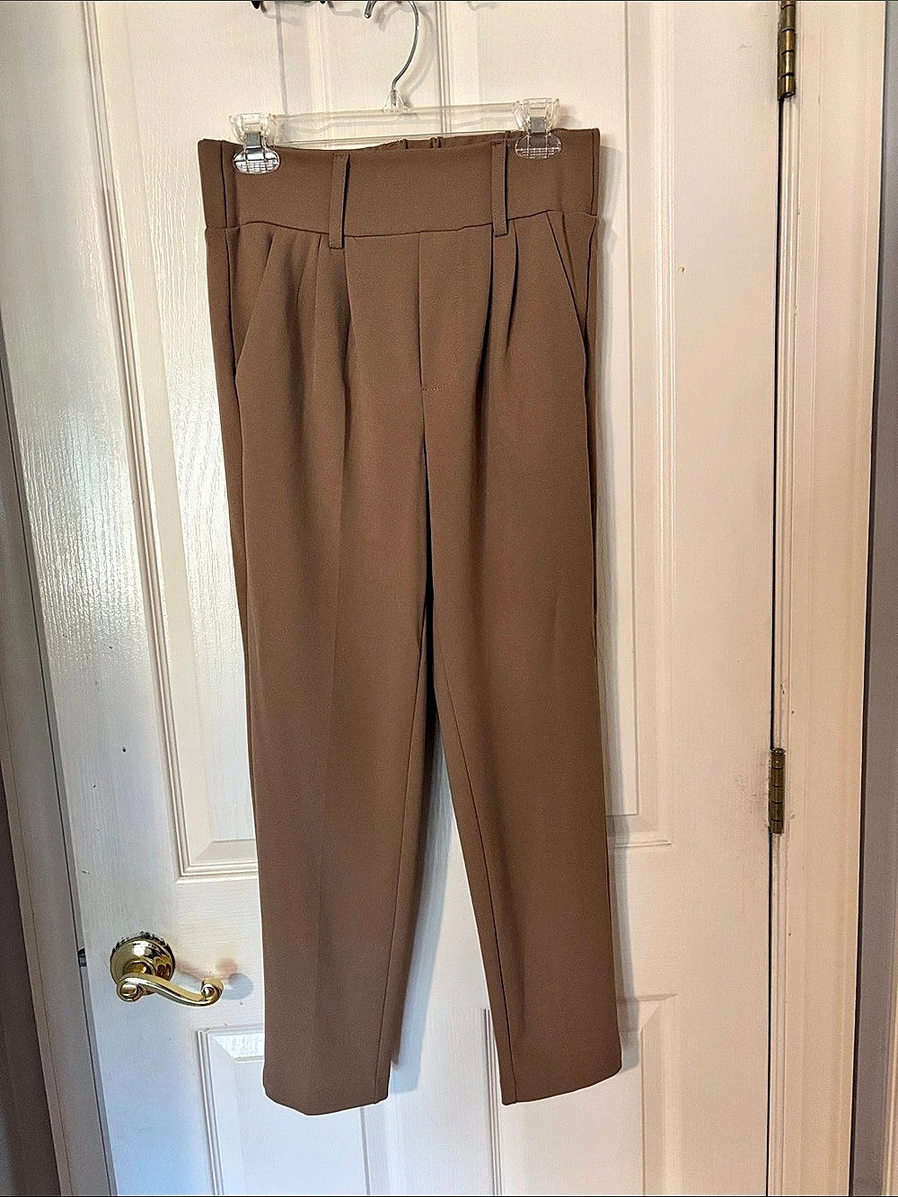 ONE5ONE Women's Brown Trousers Size Medium Like New